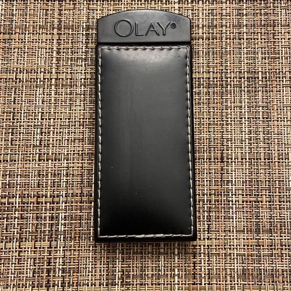 90s Vintage Oil of Olay Slide Compact 2 Sided Mirror for Pocket and/or Purse - Picture 1 of 12